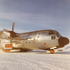 C-130 at McMurdo Bay November 1960